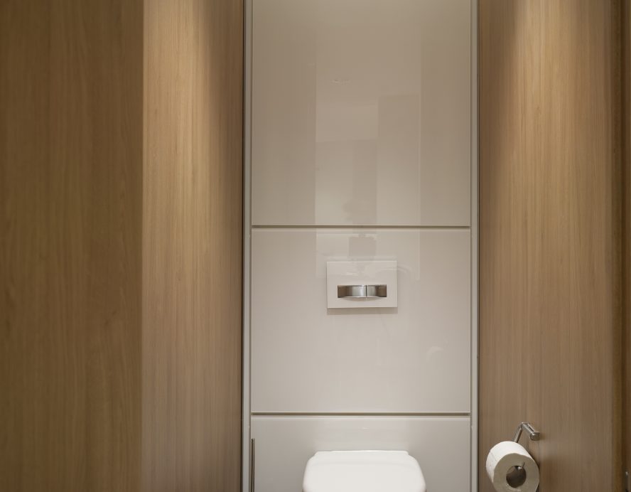 With glass duct panelling