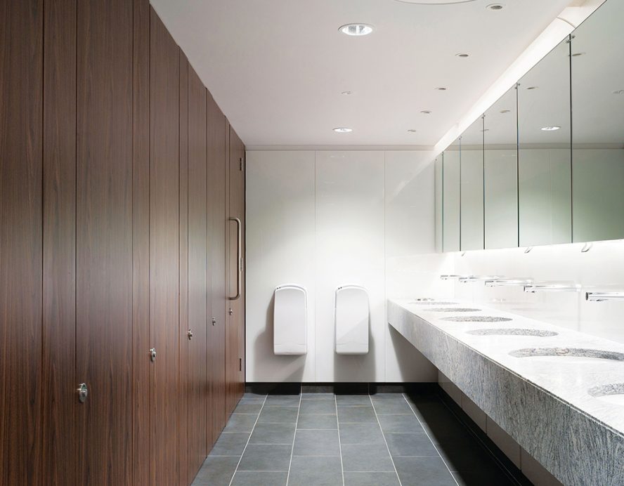 Flush fronted finish