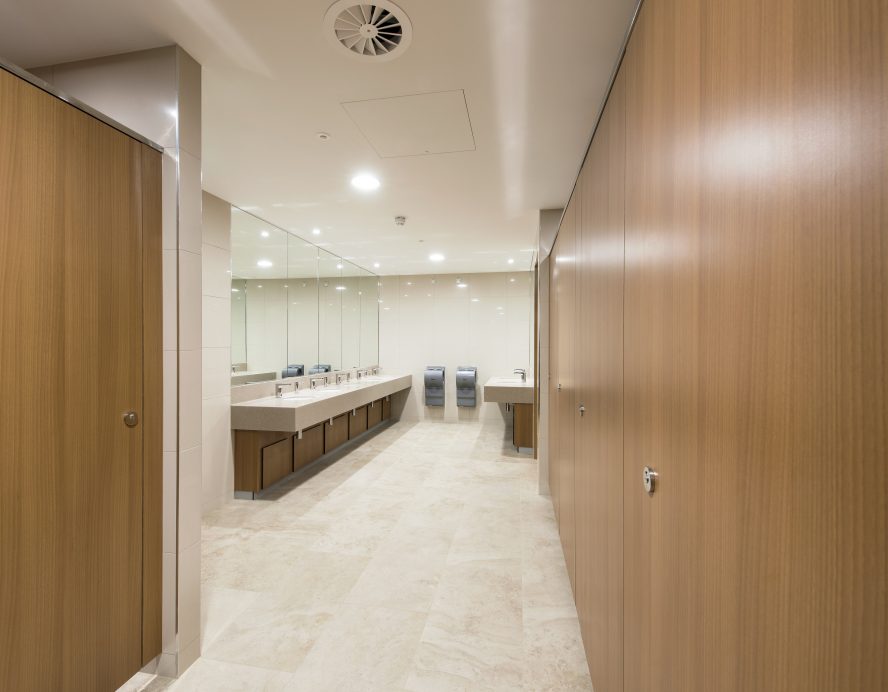 Flush fronted cubicles