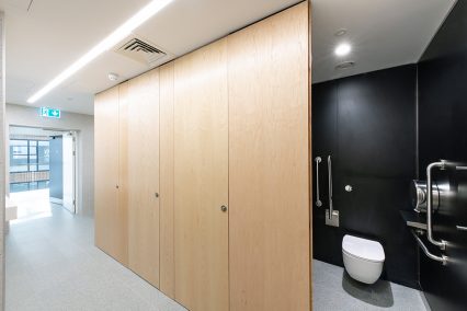 Dramatic contrast with internal panels
