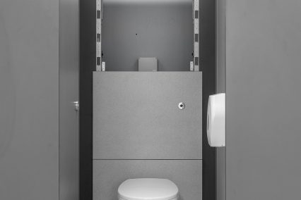 Hinged access panels